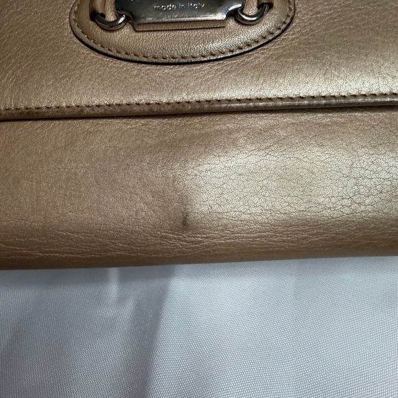 Gucci Wallet vintage taupe some ware - Picture 9 of 10